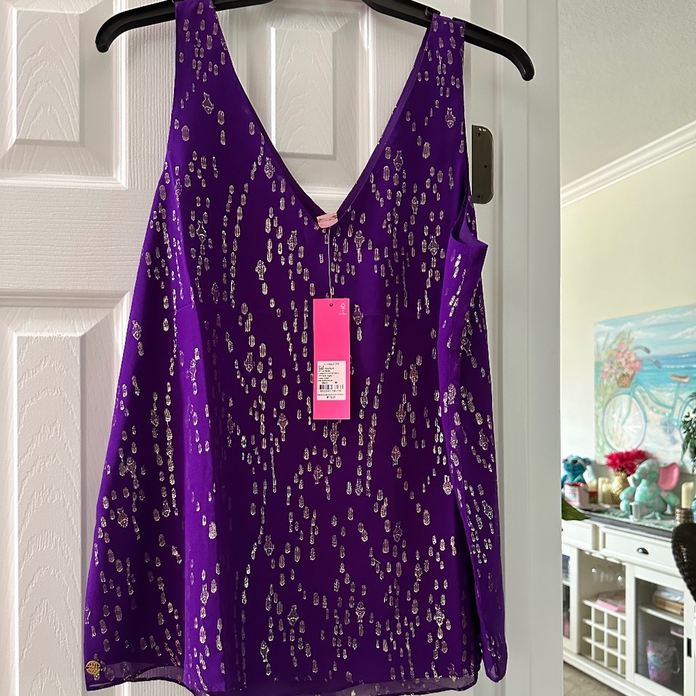 NWT  Lilly Pulitzer  Florin, Beautiful Purple